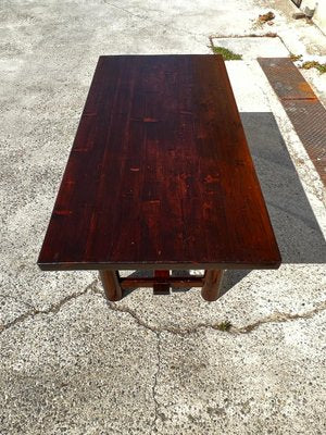 Dining Room Table in Pine and Oak by Georges Robert, 1960s-SSK-2033818