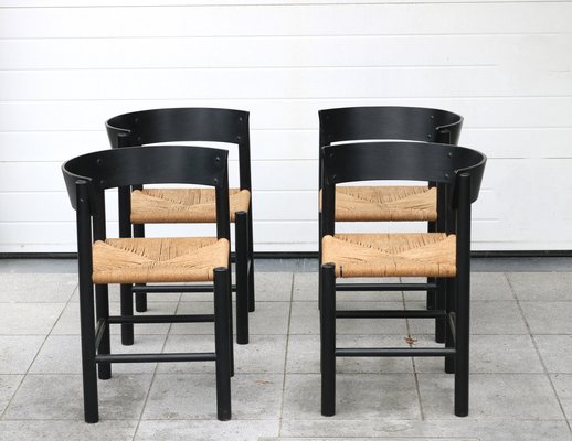 Dining Set attributed to Mogens Lassen for Fritz Hansen, 1964, Set of 5-JG-1796341