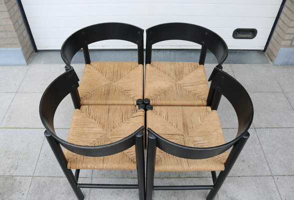 Dining Set attributed to Mogens Lassen for Fritz Hansen, 1964, Set of 5-JG-1796341