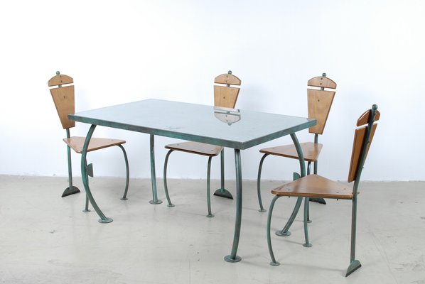 Dining Set by Jos Laugs, 1982, Set of 5-GE-75591