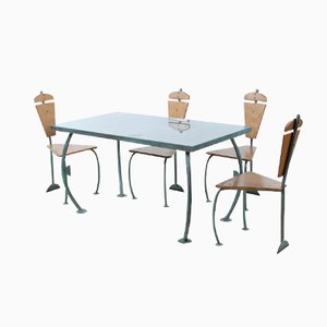 Dining Set by Jos Laugs, 1982, Set of 5-GE-75591