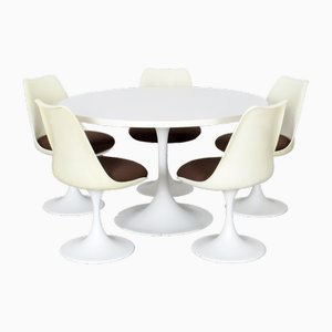 Dining Table and Chairs by Ero Saarinen for Pastoe, 1971, Set of 6-JUN-1812832