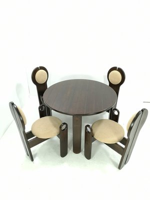 Dining Table and Chairs by Rudolg Szedleczky, Set of 5-UWE-1345991