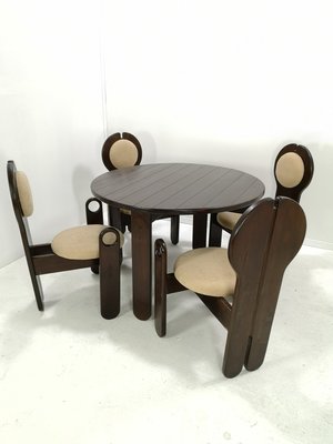 Dining Table and Chairs by Rudolg Szedleczky, Set of 5-UWE-1345991