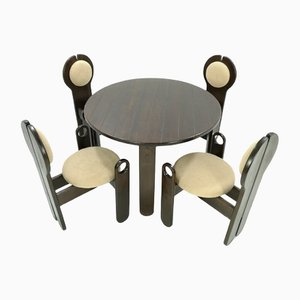 Dining Table and Chairs by Rudolg Szedleczky, Set of 5-UWE-1345991