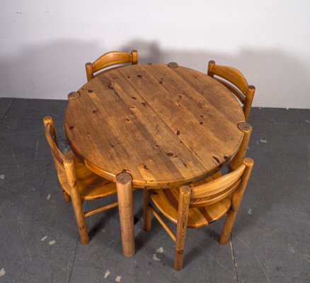 Dining Table and Chairs in the style of Rainer Daumiller, 1970s, Set of 6-VLO-1361352