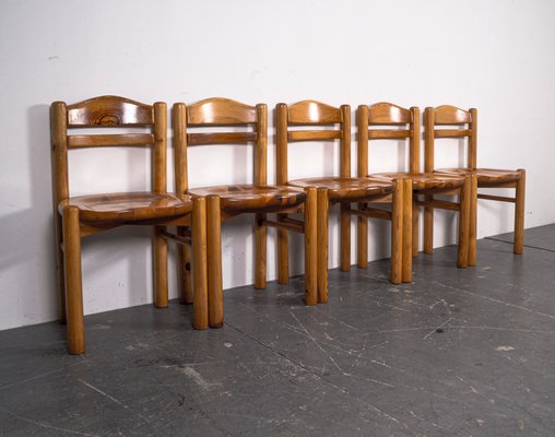 Dining Table and Chairs in the style of Rainer Daumiller, 1970s, Set of 6-VLO-1361352