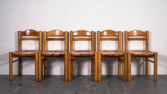 Dining Table and Chairs in the style of Rainer Daumiller, 1970s, Set of 6-VLO-1361352