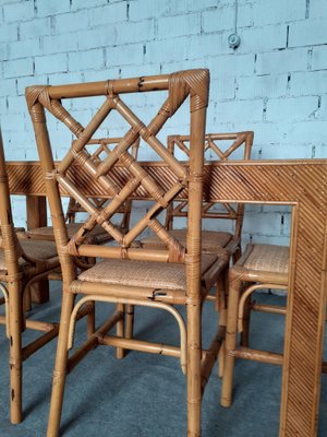 Dining Table and Chairs, Set of 7-GZF-1819147