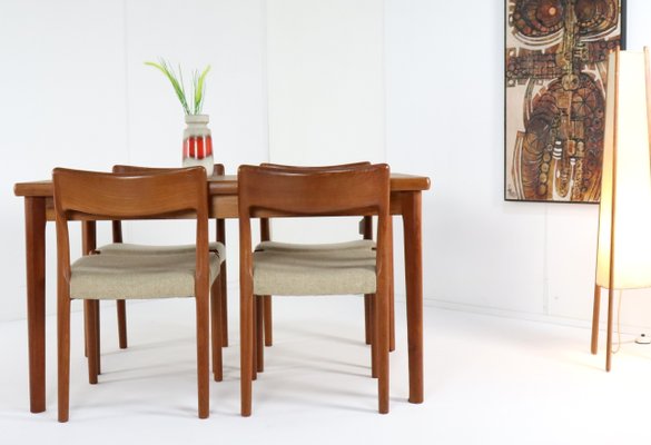 Dining Table by Henning Kjaernulf for Vejle Extendable, 1960s-FYZ-1997667