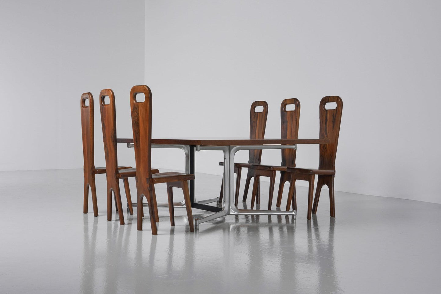 Dining Table by Preben Fabcius Jorgen Kastholm, 1968