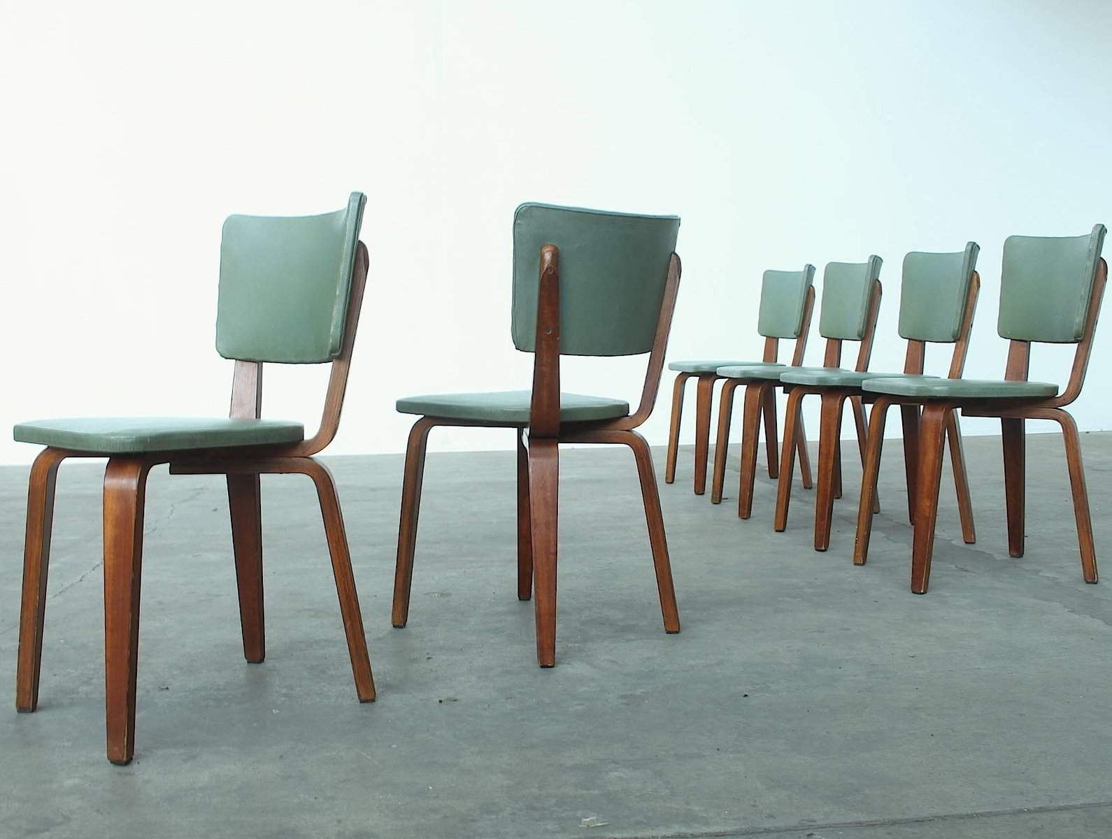 Dining Table & Chairs Set by Cor Alons for Gouda den Boer, 1949