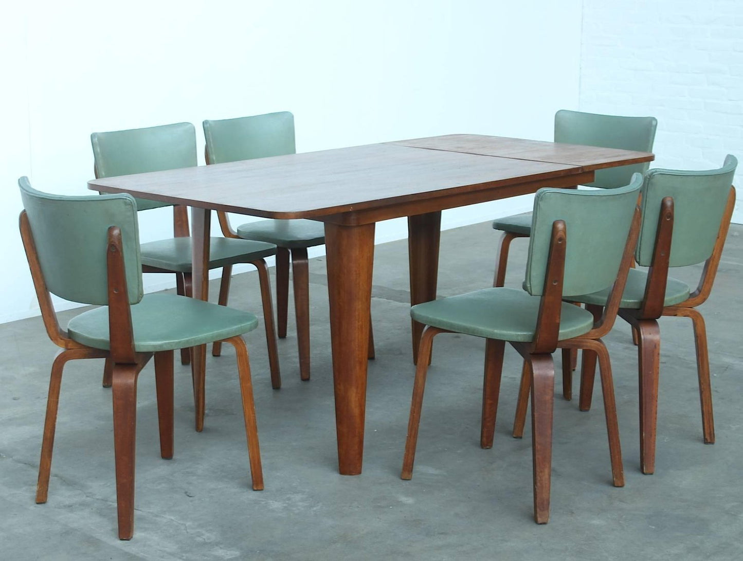 Dining Table & Chairs Set by Cor Alons for Gouda den Boer, 1949