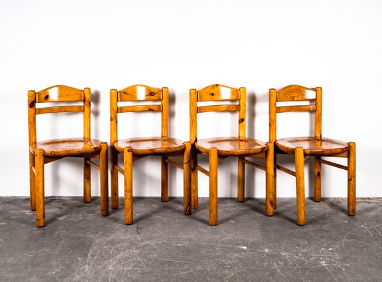 Dining Table & Chairs Set in the Style of Rainer Daumiller, 1970s, Set of 5-VLO-1000304