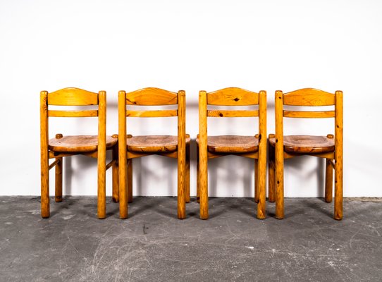 Dining Table & Chairs Set in the Style of Rainer Daumiller, 1970s, Set of 5-VLO-1000304