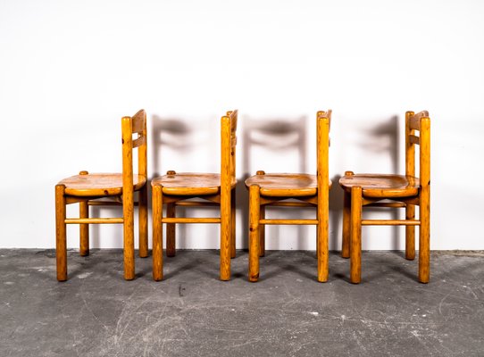 Dining Table & Chairs Set in the Style of Rainer Daumiller, 1970s, Set of 5-VLO-1000304