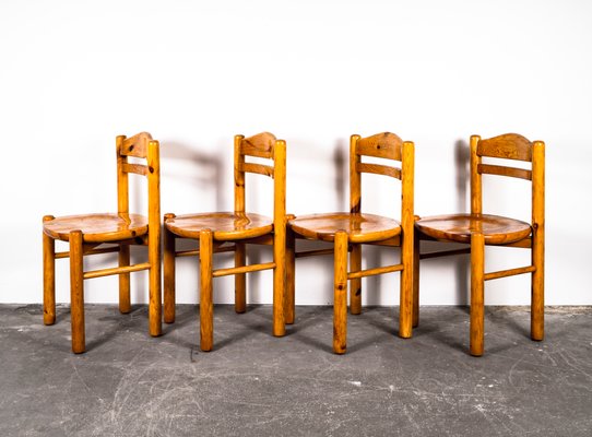 Dining Table & Chairs Set in the Style of Rainer Daumiller, 1970s, Set of 5-VLO-1000304