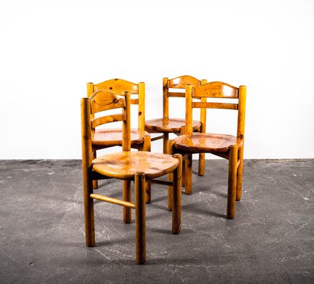 Dining Table & Chairs Set in the Style of Rainer Daumiller, 1970s, Set of 5-VLO-1000304