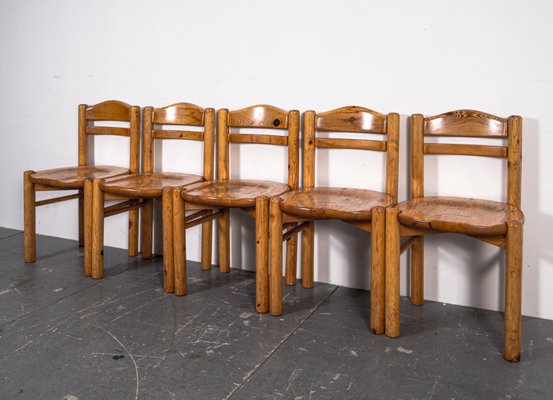 Dining Table & Chairs Set in the Style of Rainer Daumiller, 1970s, Set of 6-VLO-1438309