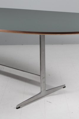 Dining Table Fenix Laminate and Walnut attributed to Piet Hein& Arne Jacobsen for Fritz Hansen, 1990s-HJB-2020822