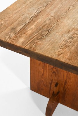 Dining Table in Acid-Stained Pine attributed to Axel Einar Hjorth, 1932-SC-2022133