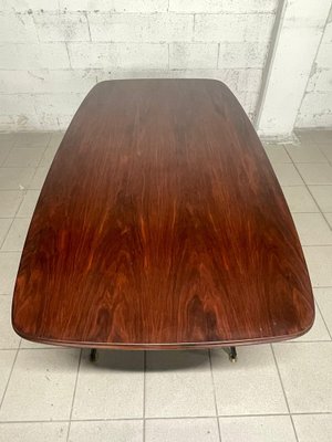 Dining Table in Iron and Rosewood, 1950s-JHL-1806274