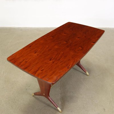 Dining Table in Mahogany, Italy, 1950s-VMM-1317221