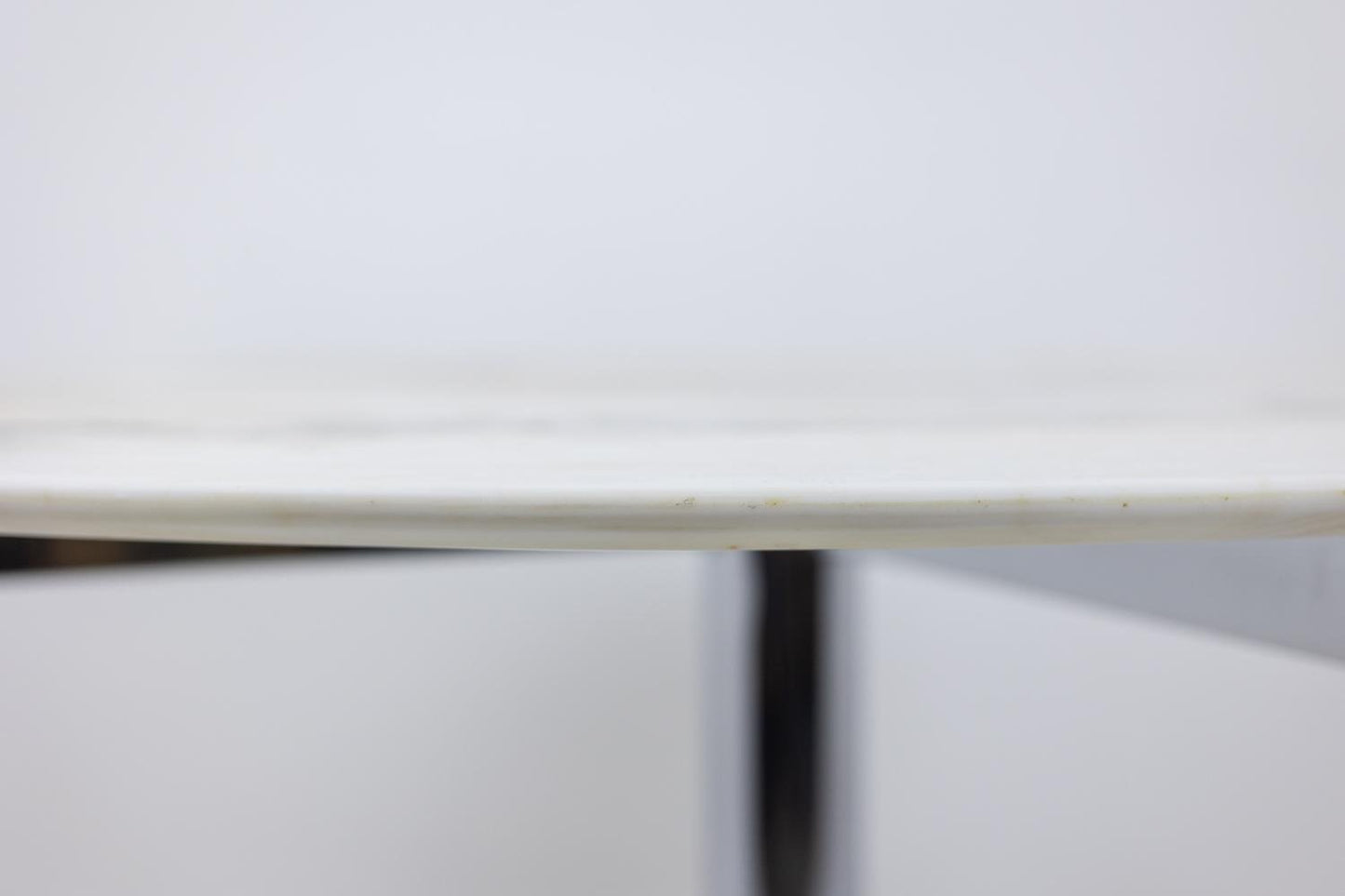 Dining Table in Marble and Chromed Metal by Florence Knoll for Knoll, 1960s