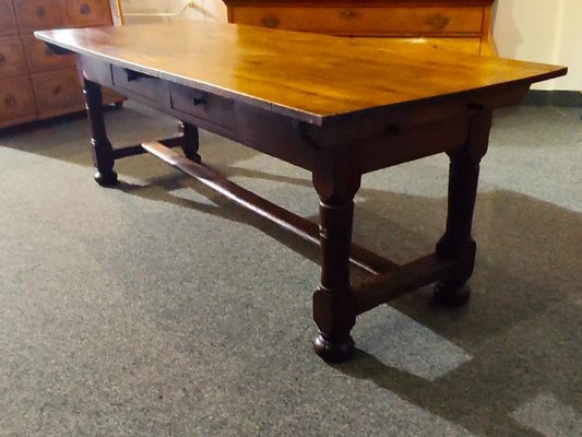 Dining Table in Oak, 18th-19th Century-OKU-1760906