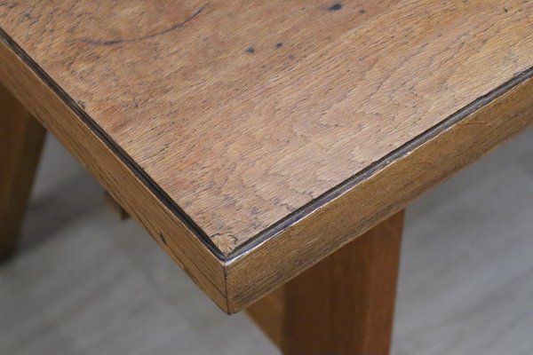 Dining Table in Oak by René Gabriel, 1950-IZV-2035391