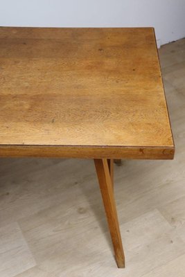 Dining Table in Oak by René Gabriel, 1950-IZV-2035391