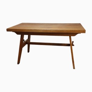 Dining Table in Oak by René Gabriel, 1950-IZV-2035391