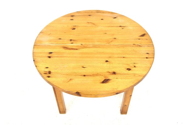 Dining Table in Pine, Sweden, 1970-GEK-1409532