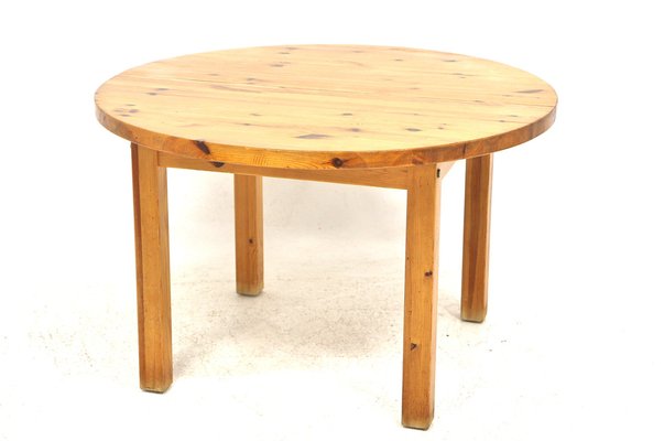 Dining Table in Pine, Sweden, 1970-GEK-1409532