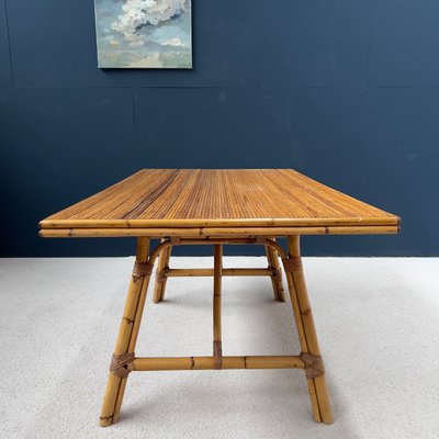 Dining Table in Rattan and Bamboo-EAJ-1299803