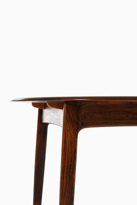 Dining Table in Rosewood and Brass attributed to Svend Aage Madsen, 1960s-SC-2032654