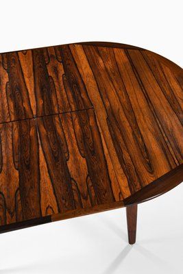 Dining Table in Rosewood and Brass attributed to Svend Aage Madsen, 1960s-SC-2032654