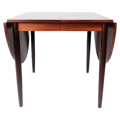 Dining Table in Rosewood with Extension Plates by Arne Vodder, 1960s-UY-1000683