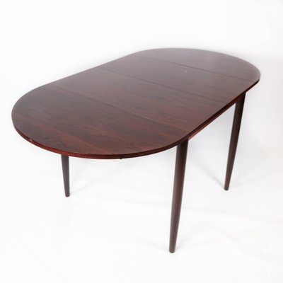 Dining Table in Rosewood with Extension Plates by Arne Vodder, 1960s-UY-1000683