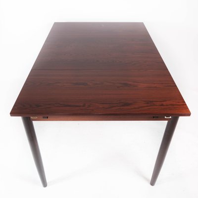 Dining Table in Rosewood with Extension Plates by Arne Vodder, 1960s-UY-1000683