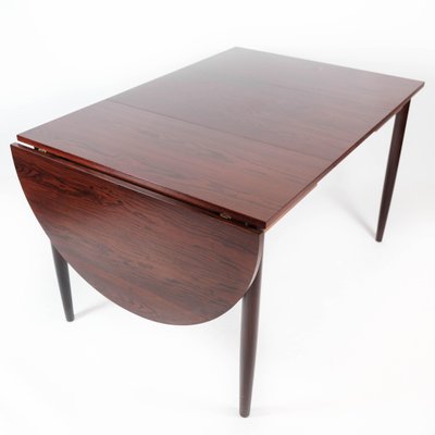 Dining Table in Rosewood with Extension Plates by Arne Vodder, 1960s-UY-1000683