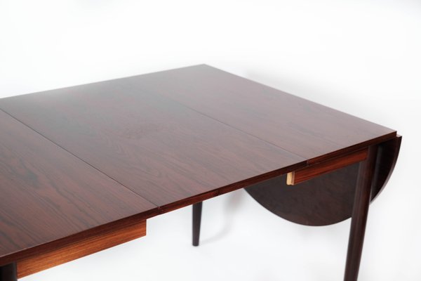 Dining Table in Rosewood with Extension Plates by Arne Vodder, 1960s-UY-1000683