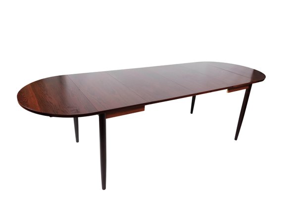 Dining Table in Rosewood with Extension Plates by Arne Vodder, 1960s-UY-1000683