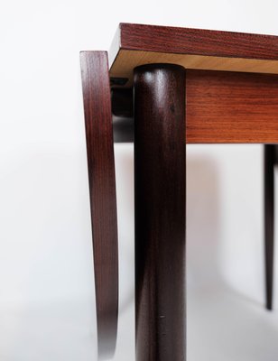 Dining Table in Rosewood with Extension Plates by Arne Vodder, 1960s-UY-1000683