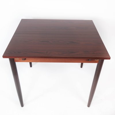 Dining Table in Rosewood with Extension Plates by Arne Vodder, 1960s-UY-1000683