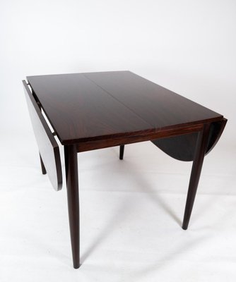 Dining Table in Rosewood with Extensions by Arne Vodder, 1960s-UY-934851