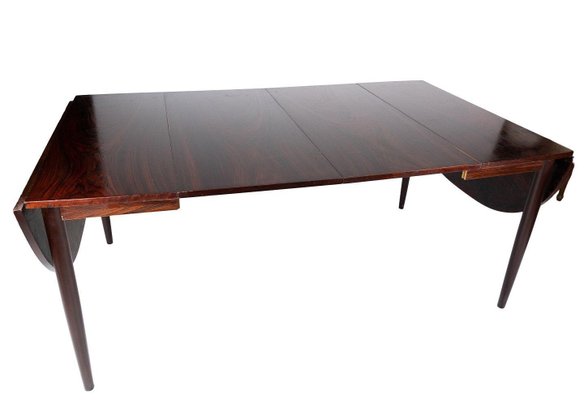 Dining Table in Rosewood with Extensions by Arne Vodder, 1960s-UY-934851