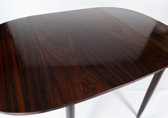 Dining Table in Rosewood with Extensions by Arne Vodder, 1960s-UY-934851