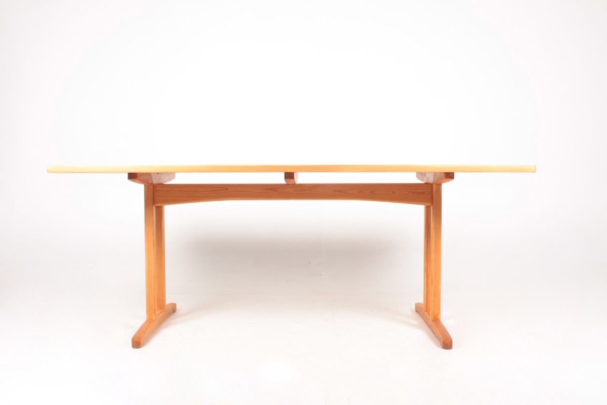 Dining Table in Solid Scandinavian Pine from Søborg Furniture, 1960s