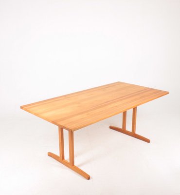 Dining Table in Solid Scandinavian Pine from Søborg Furniture, 1960s-FK-835163